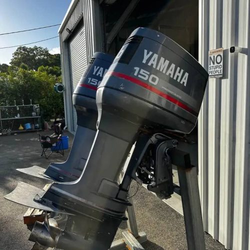 2 stroke Yamaha 150 twin